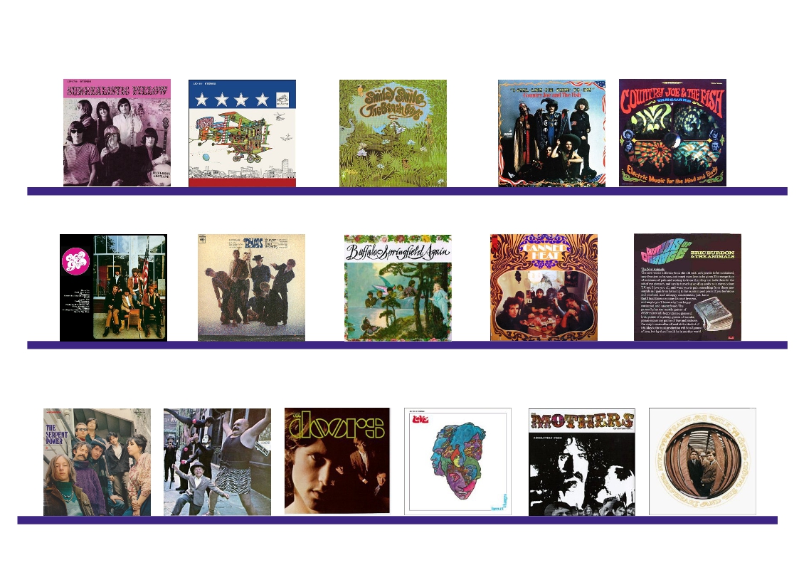 1967 – Jefferson Airplane bis Frank Zappa – Monterey und der „Summer of Love“ – Psychedelische Plakatkunst