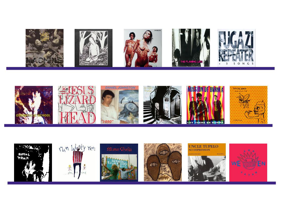 1990 – Babes in Toyland bis Ween – Gimme Indie Rock before he explodes